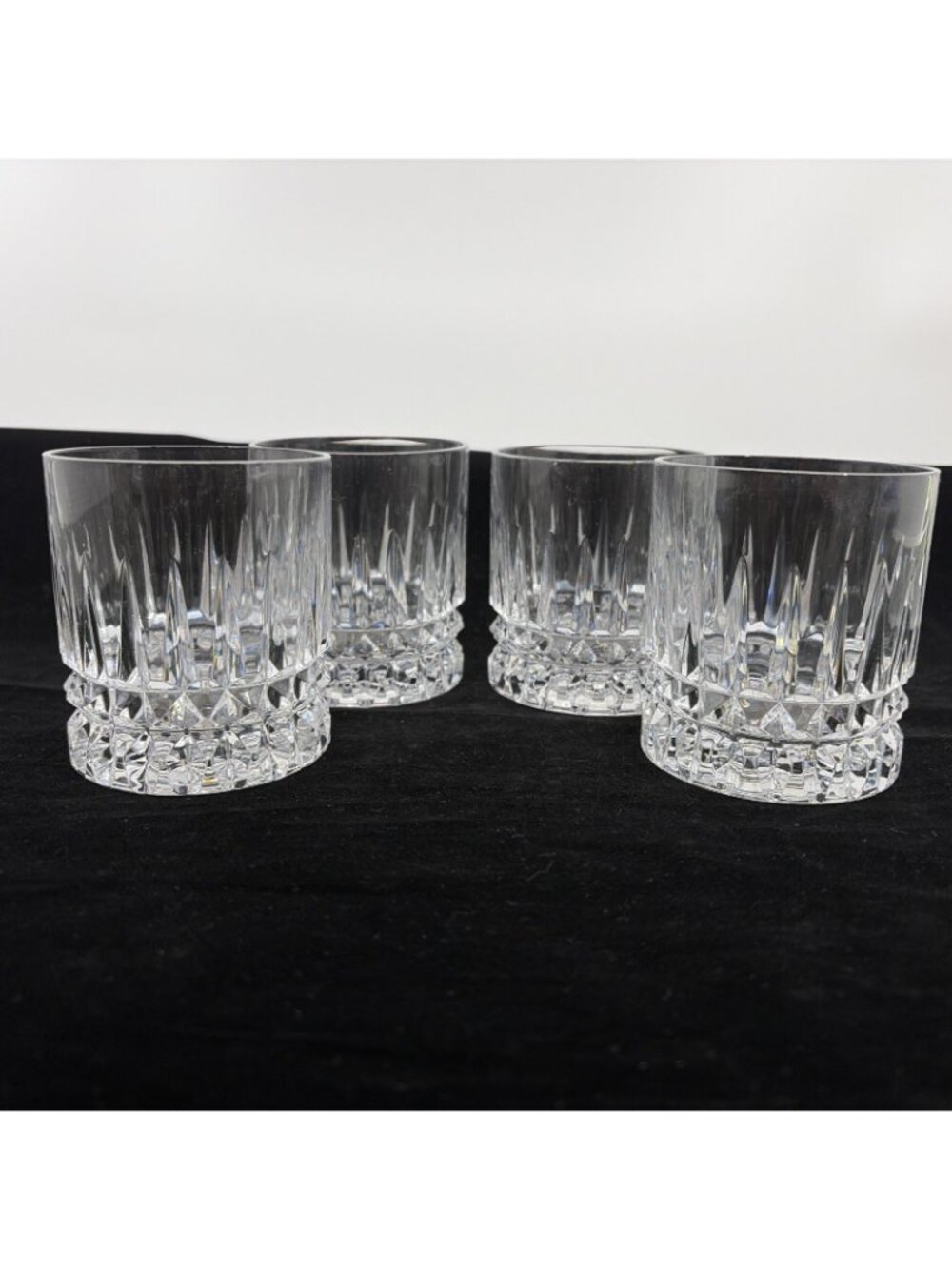 Nachtmann Astra Crystal Old Fashioned Whiskey Rocks Glasses Set of 4 Vintage - Picture 2 of 8